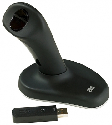 Mouse negru ergonomic wireless 3M